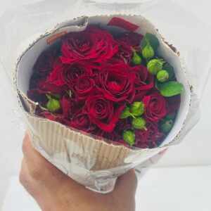 red baby rose 1bounch