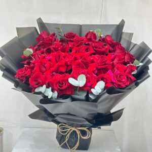 hand bouquet red rose  no: 172